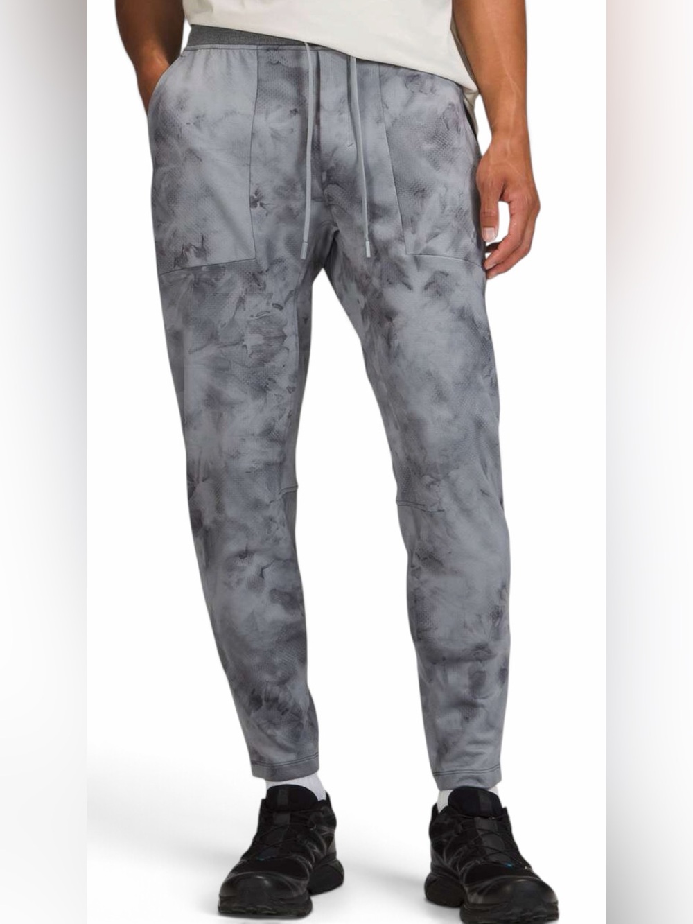 Lululemon – Textured Tech Pant – Diamond Dye Rhino Grey Anchor – Sz. XS